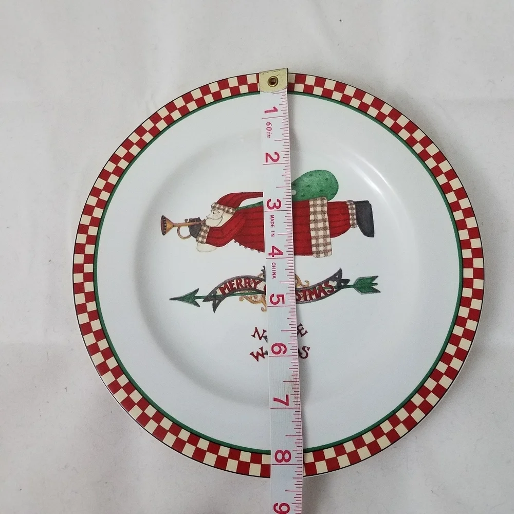 Sakura Santa Magic Debbie Mumm 8  Inch Plate